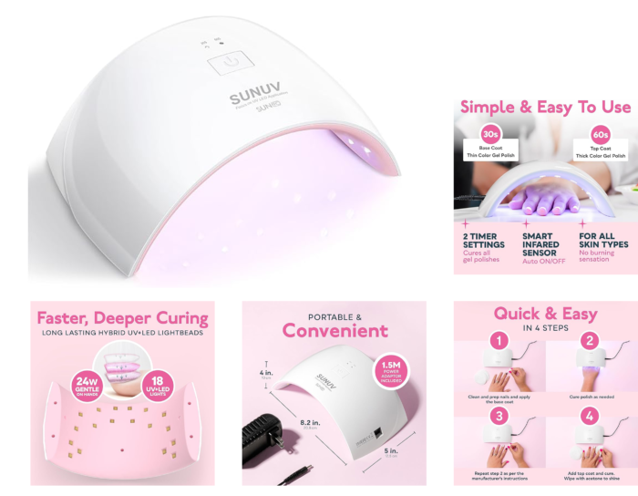 SUNUV UV LED Nail Lamp